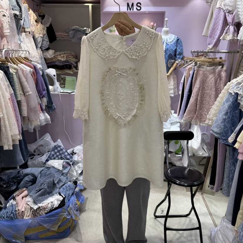 MS韓國東大門直郵女裝新款熱賣人氣推薦職業26春夏連衣裙MS連衣裙