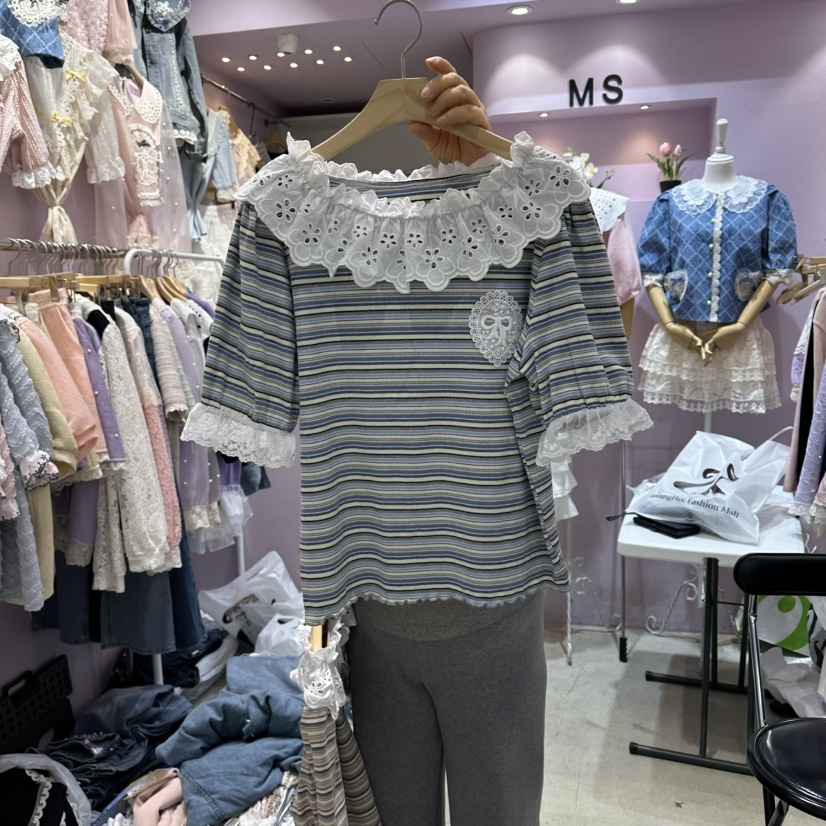 MS韓國東大門直郵女裝新品休閑26春夏職業熱賣推薦人氣T恤MST恤