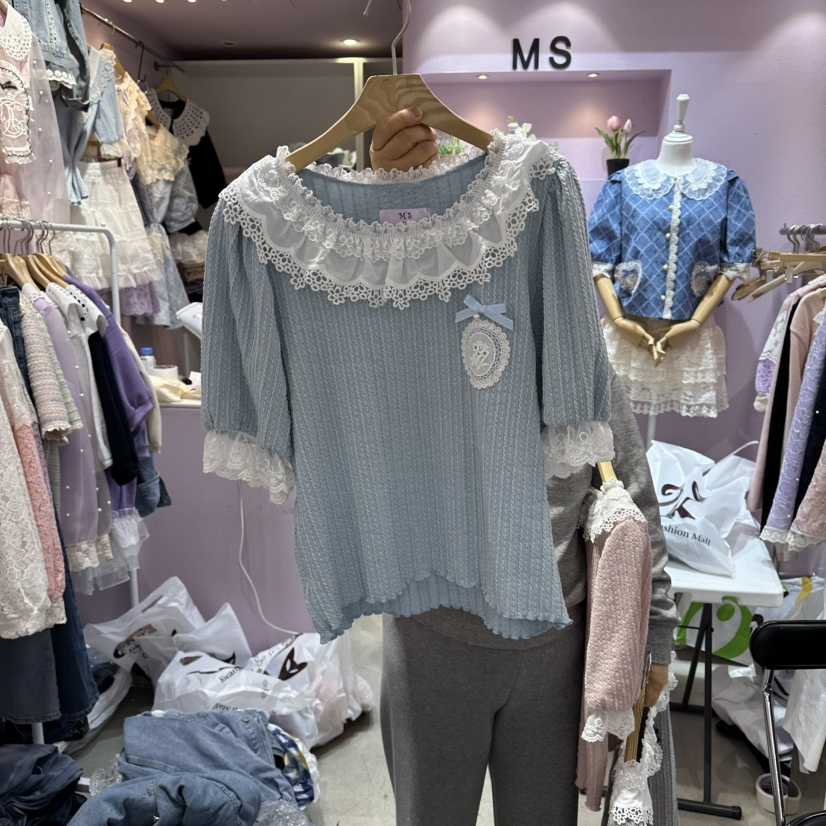 MS韓國直郵女士新款休閑時尚熱賣人氣職業26春夏推薦T恤MST恤