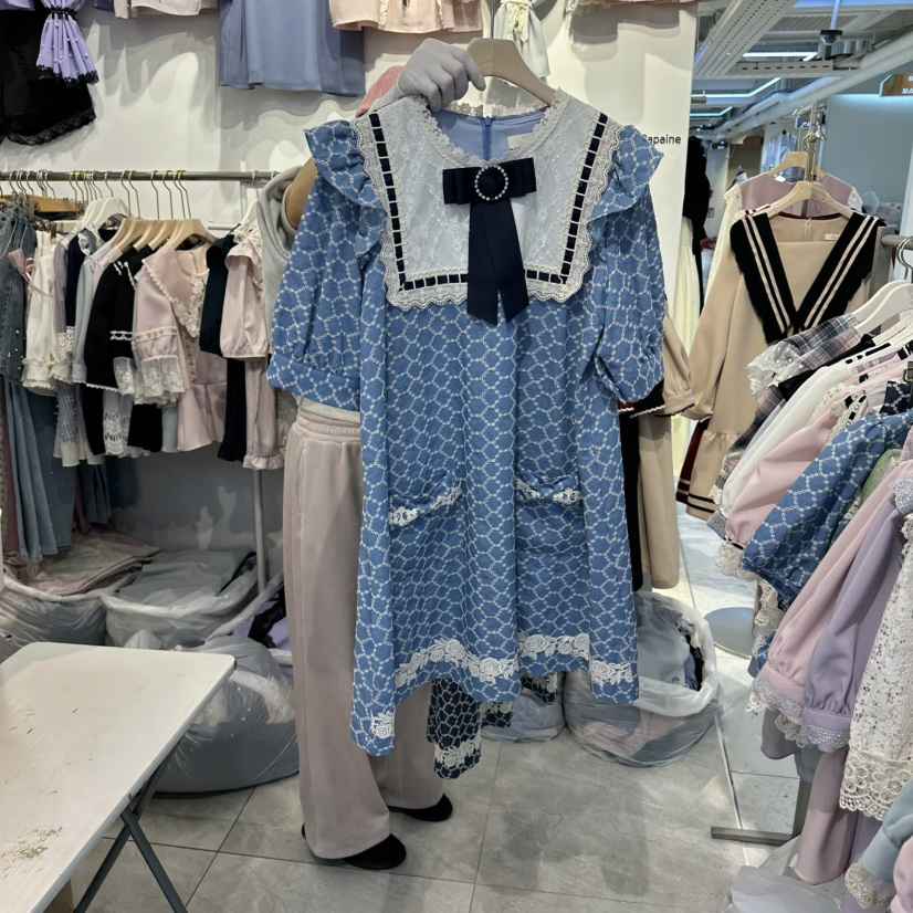 PAPA韓國東大門代購女裝新款推薦熱賣時尚人氣休閑連衣裙Papaine/HALMADE連衣裙