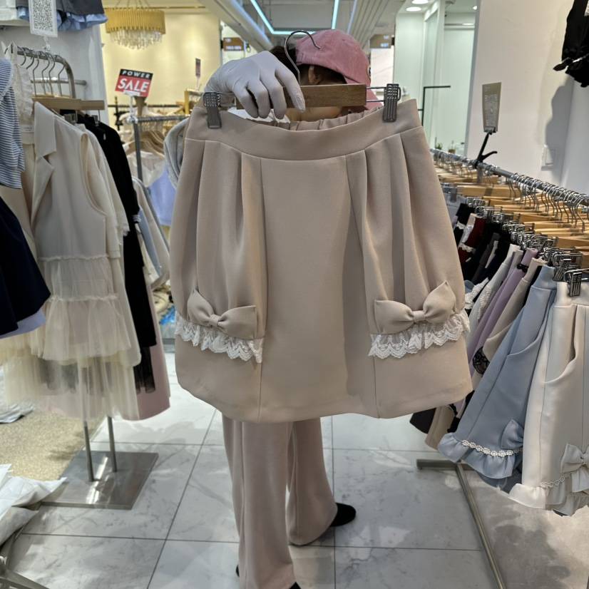 PAPA韓國代購女裝新品時尚推薦熱賣職業26春夏休閑人氣短裙Papaine/HALMADE短裙