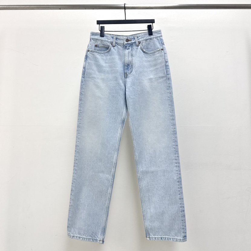 RIVER韓國東大門直郵女裝新款推薦熱賣職業牛仔褲直筒牛仔WATER/RIVER牛仔褲