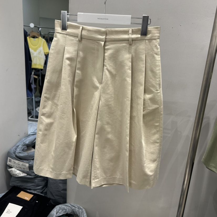 THE SECOND GROW/QUEENSRABBIT韓國直郵女裝新品休閑短褲褶裥THE SECOND GROW/QUEENSRABBIT短褲