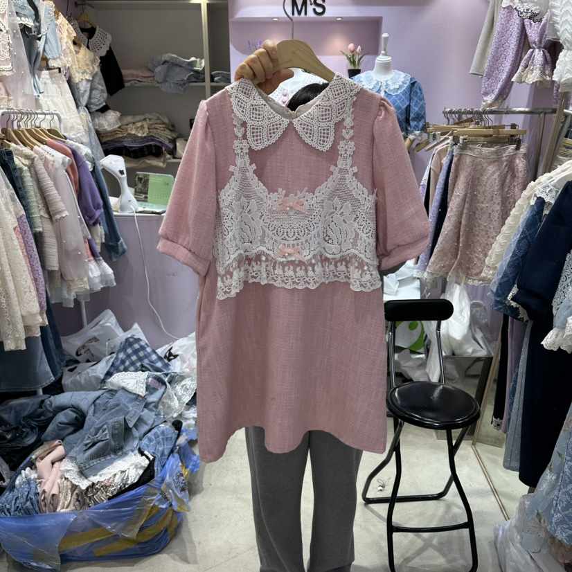 MS韓國東大門直郵女裝新品時尚職業人氣休閑26春夏連衣裙MS連衣裙