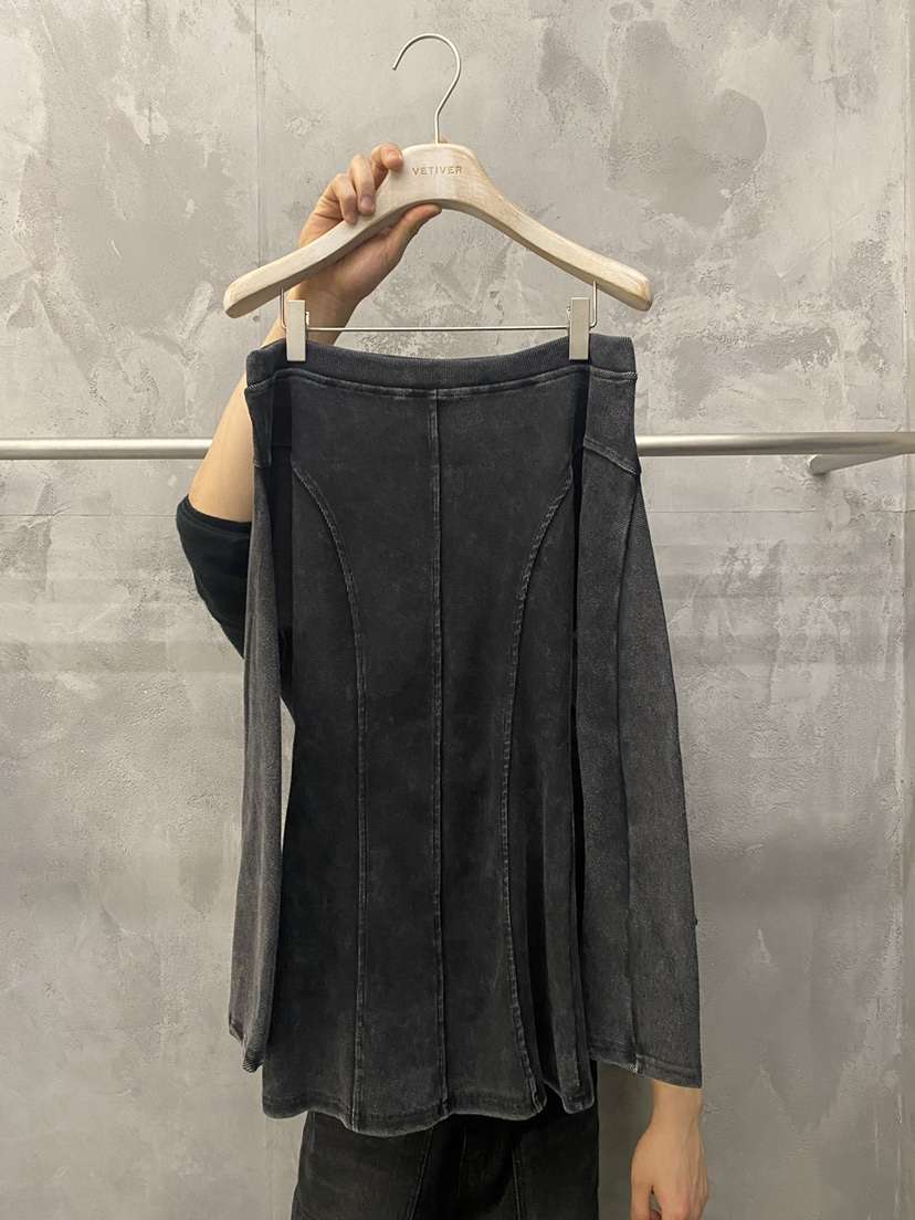 THE VETIVER-A韓國代購女裝新款推薦時尚職業連衣裙羊毛VETIVER連衣裙