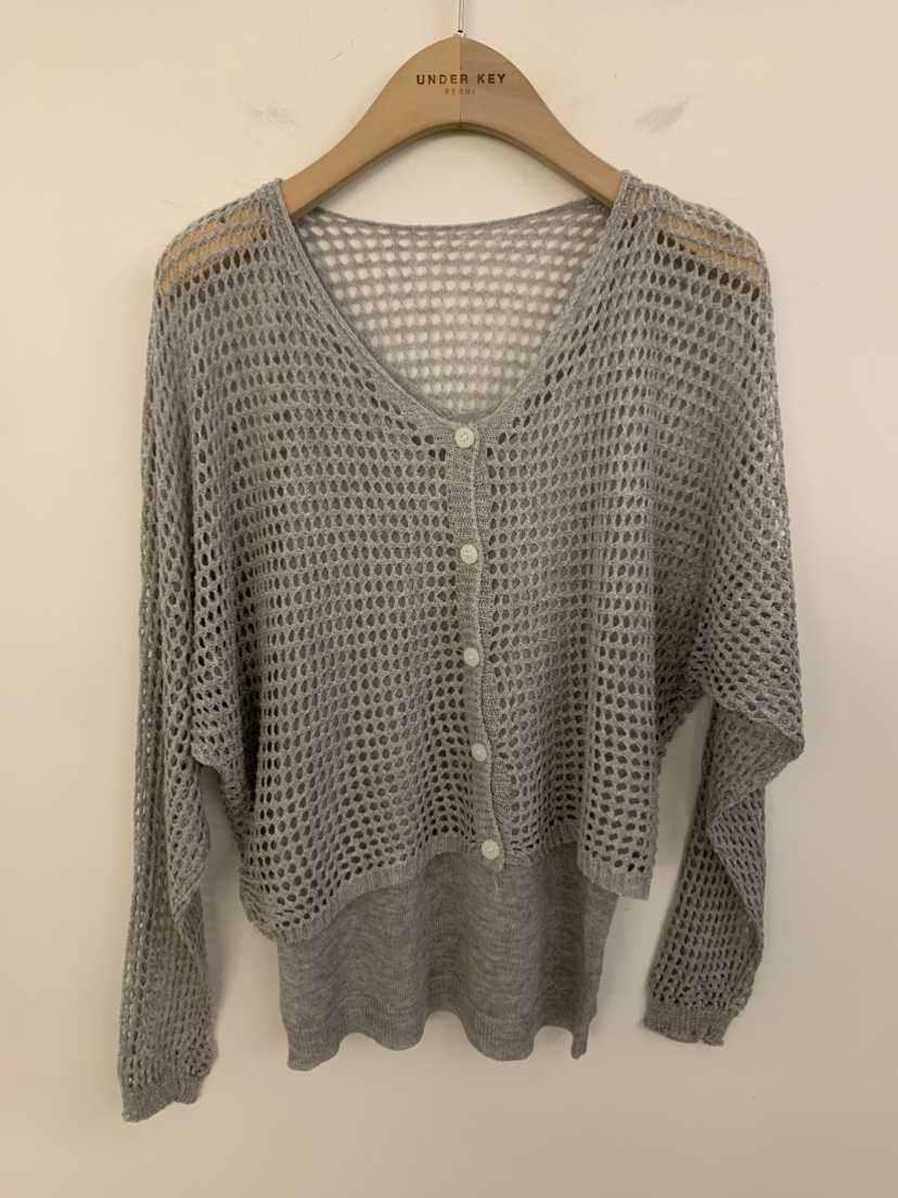 UNDER KEY韓國直郵實拍女裝新款熱賣推薦時尚套裝套裝開衫UNDER KEY套裝