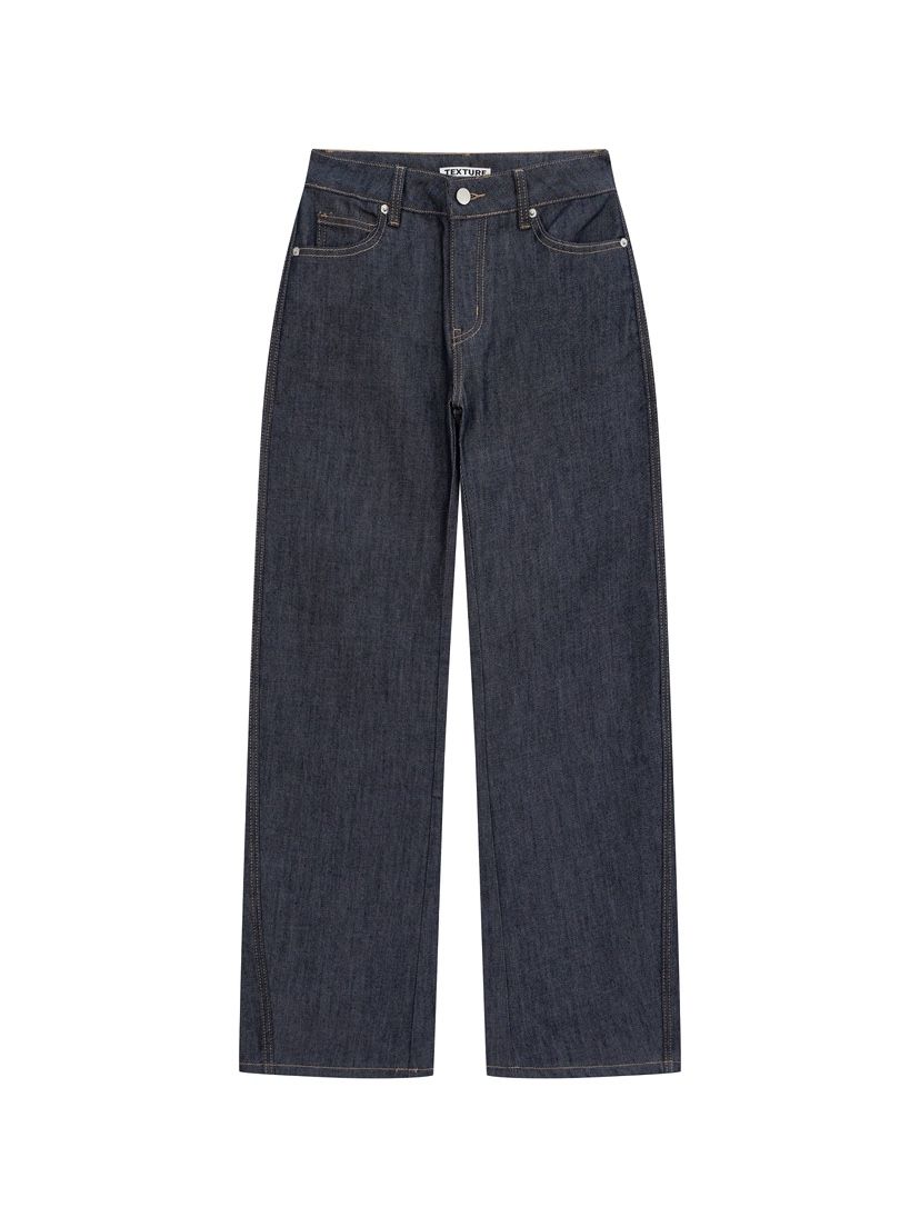 TEXTURE韓國代購女裝新款休閑熱賣推薦職業人氣時尚牛仔褲TEXTURE牛仔褲