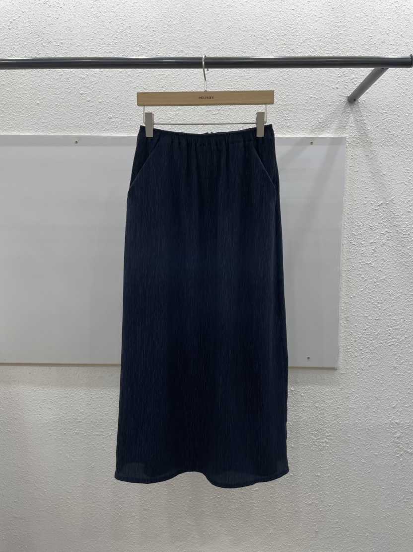 EGGPLANT韓國東大門直郵女裝新款人氣休閑熱賣時尚長裙褶裥EGGPLANT長裙