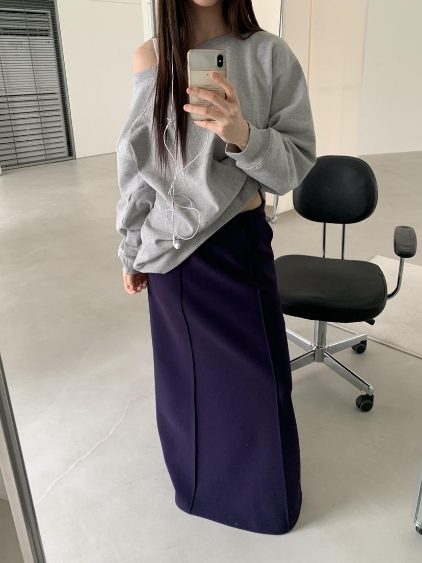 LOGARDEN韓國東大門直郵女裝新品26春夏休閑長裙不含腰帶LO GARDEN長裙