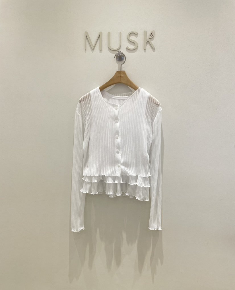 MUSK韓國東大門代購女裝新款26春夏休閑熱賣職業套裝褶裥MUSK套裝