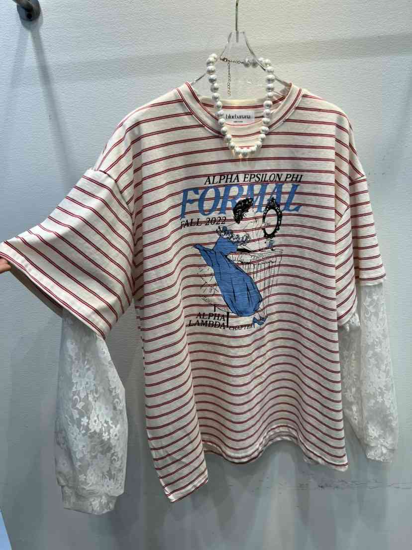 BLUE BANANA韓國東大門代購女士新款推薦長袖T恤不含飾品BLUE BANANA長袖T恤