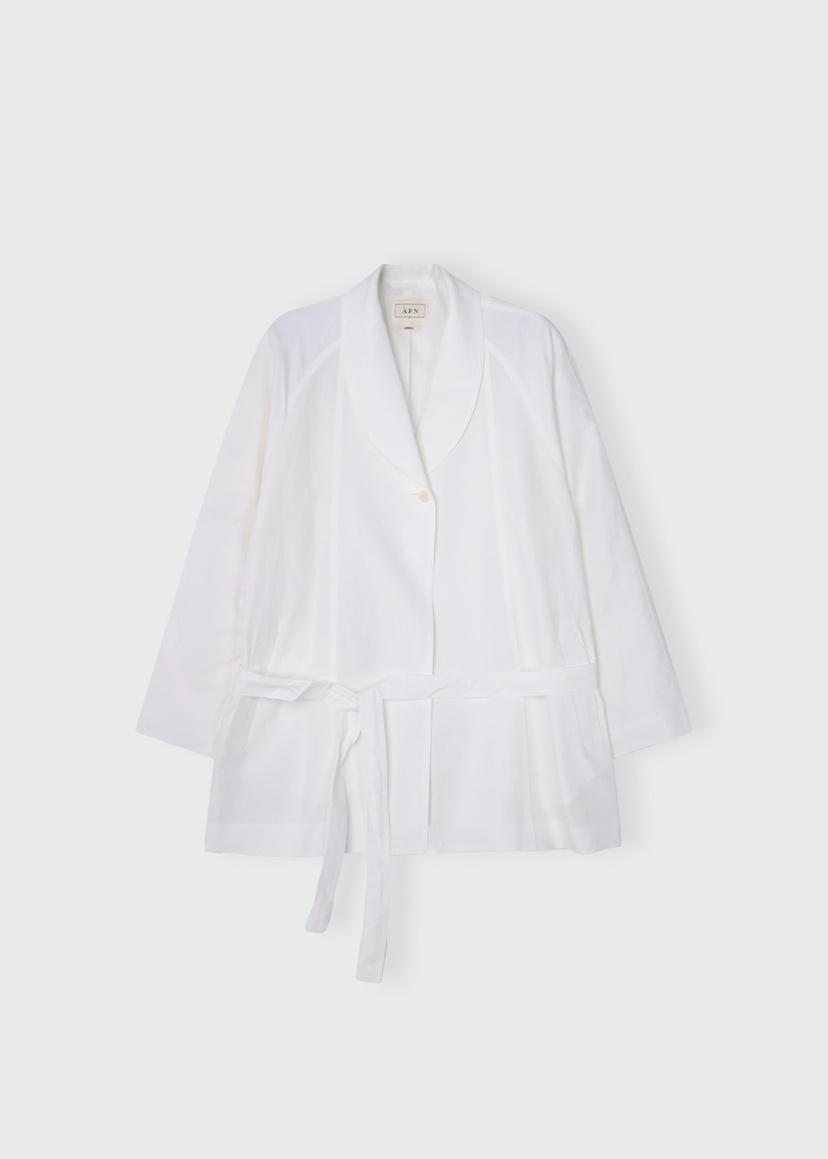 A Flan韓國東大門代購女士新品人氣推薦熱賣職業夾克亞麻AFN/FLAN EDITION夾克