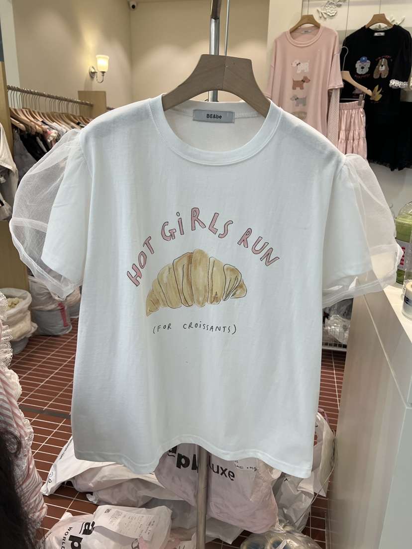 BE&amp;BE韓國東大門直郵女士新款推薦人氣26春夏熱賣T恤BE&beT恤