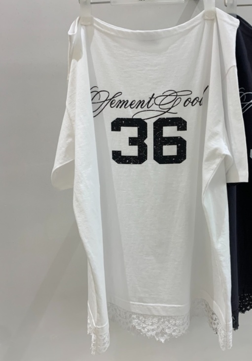 EYEL韓國直郵實拍女裝新款休閑時尚熱賣人氣推薦26春夏T恤蕾絲EYELT恤