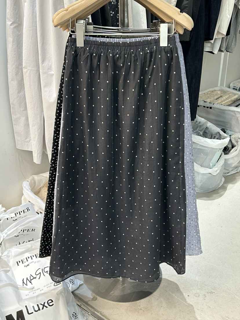 PEPPER-L韓國代購女裝新款26春夏人氣時尚休閑職業熱賣長裙PEPPER長裙