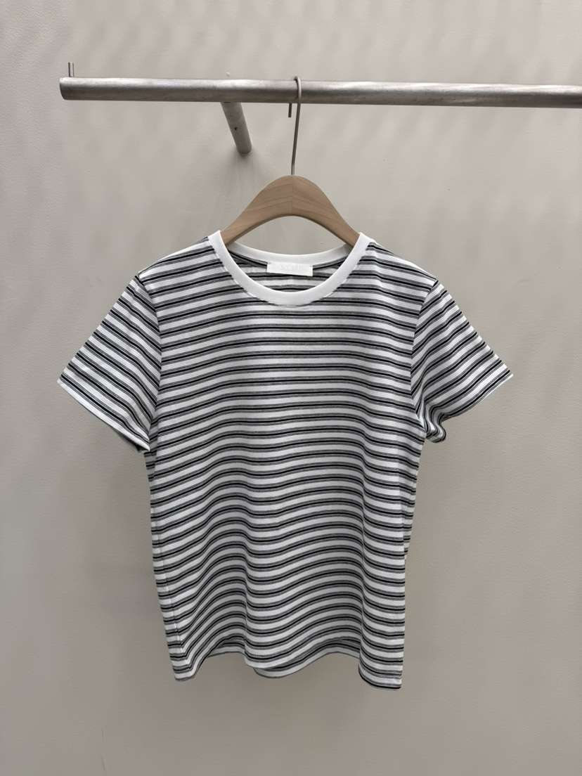 EOOB/LAMEREI韓國東大門直郵女裝新款26春夏熱賣T恤條紋EOOB/LAMEREIT恤