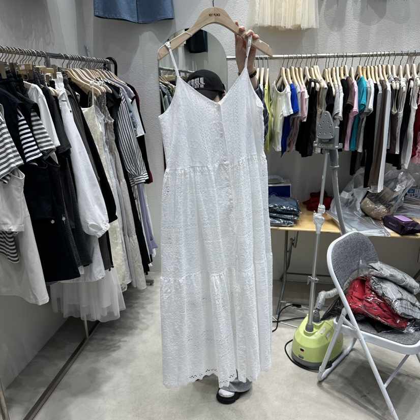 HOT PLACE/DREAM GIRIS/HOT ISSUE韓國直郵女裝新款26春夏連衣裙鏤空HOT PLACE/DREAM GIRIS/HOT ISSUE連衣裙