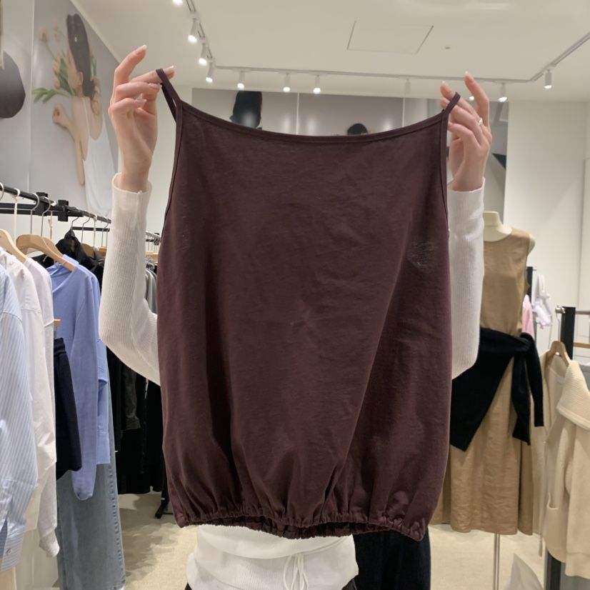 LMT（SAND LIMITED）韓國代購女裝新品熱賣吊帶背心棉質LMT/THE SAND/THE BEIGES_FLOW吊帶/背心