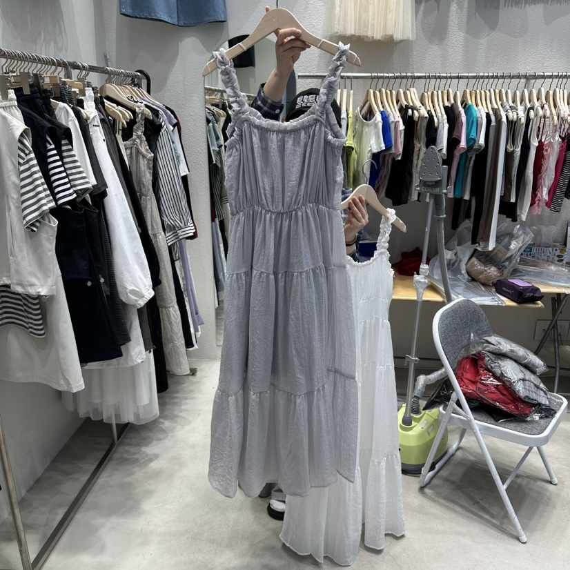 HOT PLACE/DREAM GIRIS/HOT ISSUE韓國代購女裝新款時尚連衣裙褶皺HOT PLACE/DREAM GIRIS/HOT ISSUE連衣裙