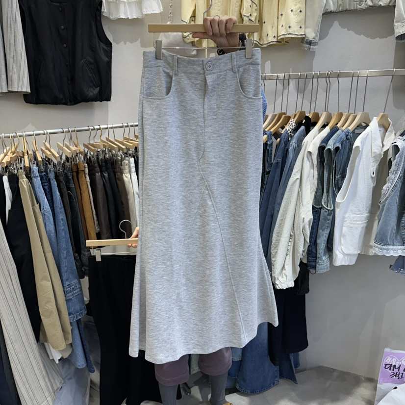 HIPTIQUE韓國代購女裝新品休閑熱賣職業推薦26春夏時尚長裙HIPTIQUE長裙