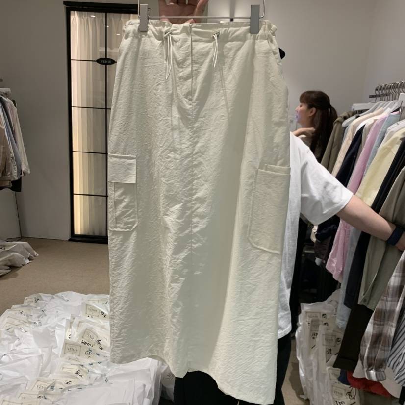 VENIR-a韓國代購女士新款推薦人氣時尚職業26春夏熱賣長裙VENIR-a長裙