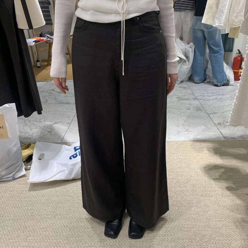 LMT（SAND LIMITED）韓國直郵女裝新品熱賣休閑褲不含絲巾天絲LMT/THE SAND/THE BEIGES_FLOW休閑褲