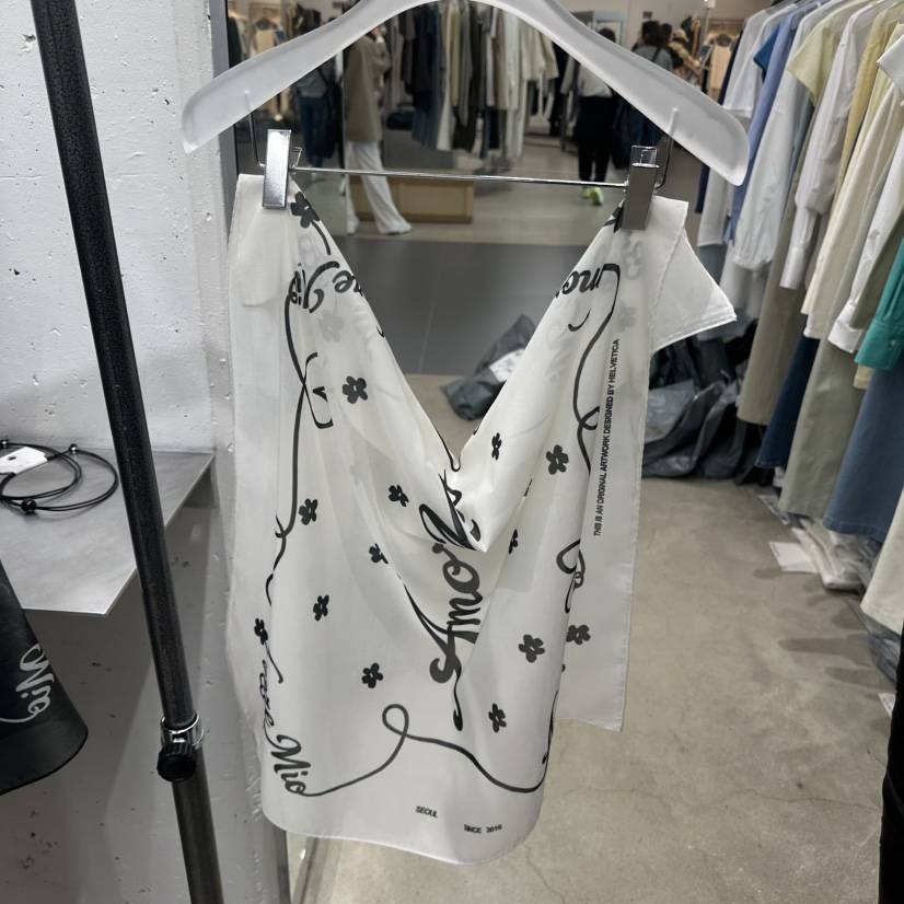 HELVETICA韓國代購女裝新款熱賣職業26春夏推薦圍巾披肩圍巾HELVETICA圍巾/披肩