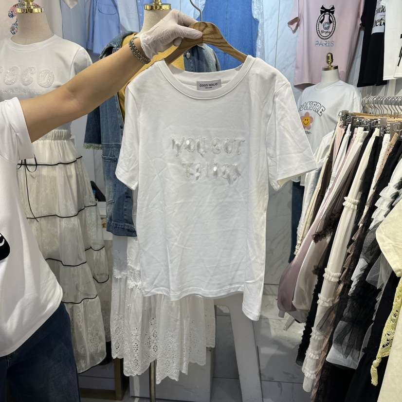 COCO HOLIC韓國東大門代購女裝新品休閑時尚推薦職業T恤COCO HOLICT恤