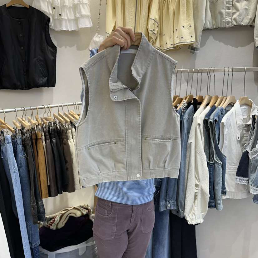 HIPTIQUE韓國代購女士新品休閑26春夏時尚職業熱賣人氣馬甲HIPTIQUE馬甲