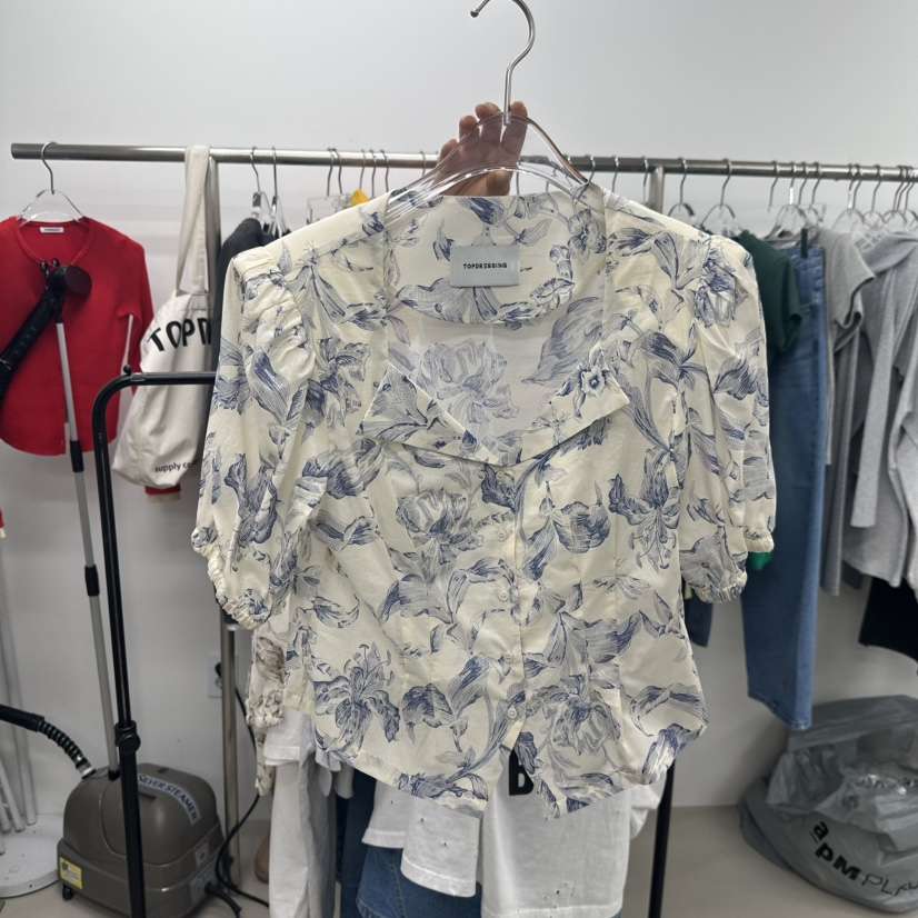 TOPDRESSING韓國直郵實拍女裝新款推薦熱賣時尚襯衫蕾絲衫TOPDRESSING襯衫/蕾絲衫