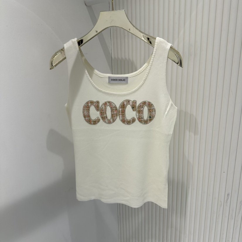 COCO HOLIC韓國代購女裝新品人氣職業時尚26春夏吊帶背心COCO HOLIC吊帶/背心