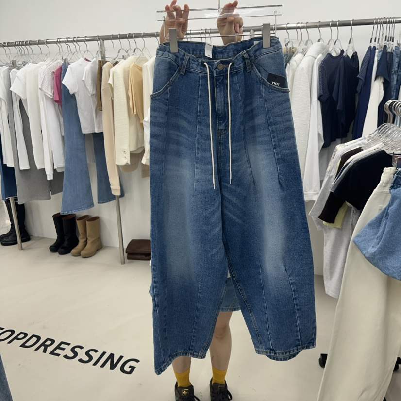 TOPDRESSING韓國直郵女士新款熱賣休閑人氣推薦26春夏牛仔褲TOPDRESSING牛仔褲