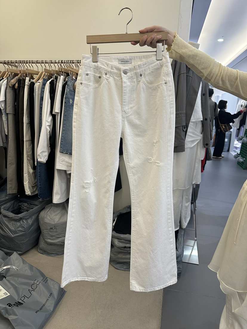 MONDAYMORING韓國東大門代購女士新款推薦時尚熱賣牛仔褲MONDAYMORING牛仔褲
