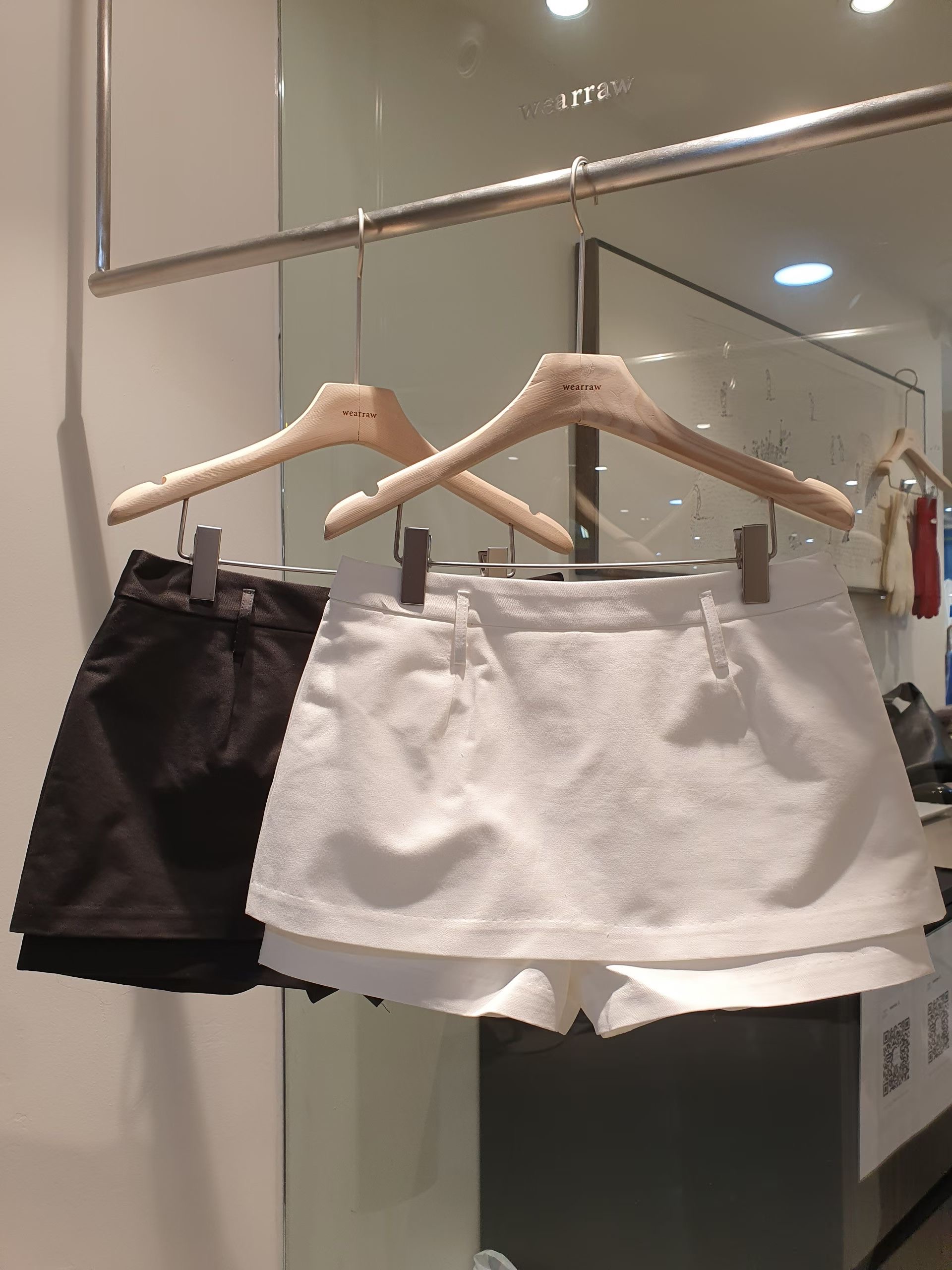 WEARRAW/WELL ROW韓國直郵實拍女裝新品休閑時尚裙褲棉質WEARRAW/WELL ROW裙褲