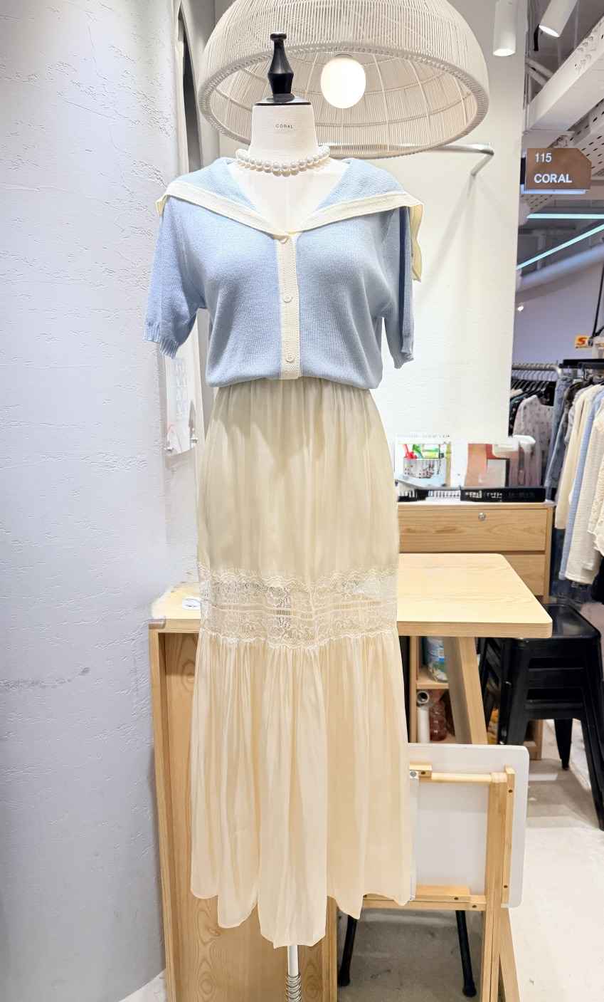 CORAL東大門代購女裝新款人氣真品時尚熱賣針織衫不含項鏈CORAL針織衫