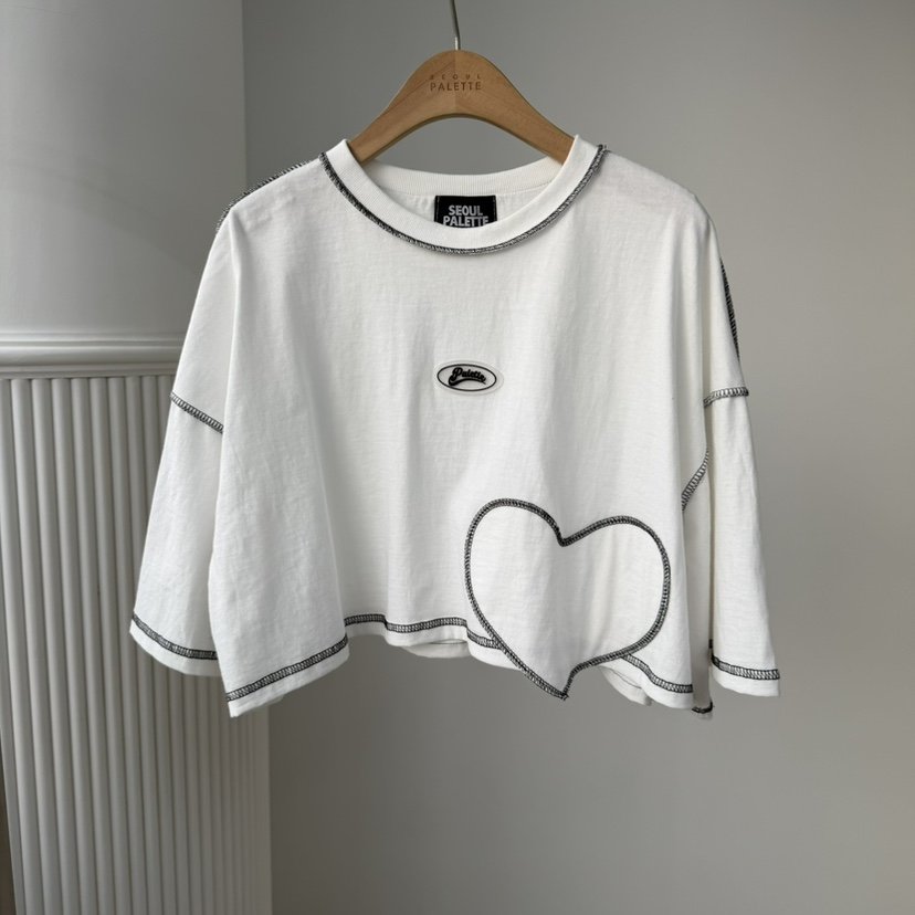 PALETTE-Q韓國直郵女士新品休閑時尚真品26春夏人氣熱賣T恤PALETTE-QT恤