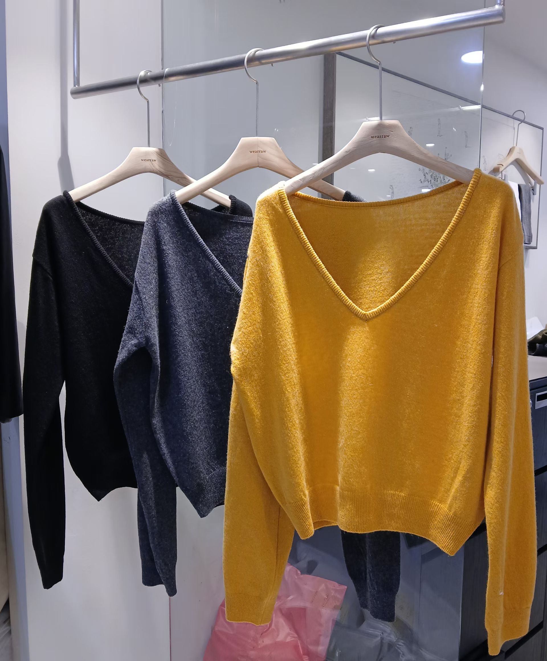 WEARRAW/WELL ROW東大門直郵女士新品人氣職業真品針織衫WEARRAW/WELL ROW針織衫