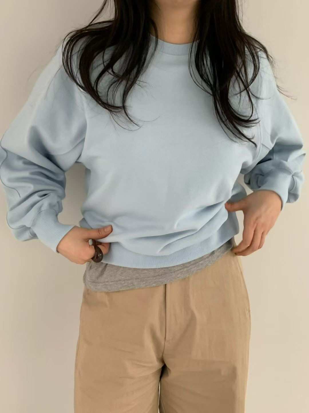 ADO韓國直郵女裝新款熱賣職業推薦26春夏人氣真品休閑衛衣ADO衛衣