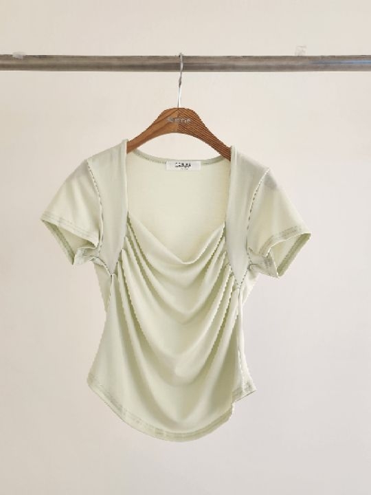 FEMME東大門實拍女士新品推薦人氣26春夏時尚休閑職業T恤FEMMET恤