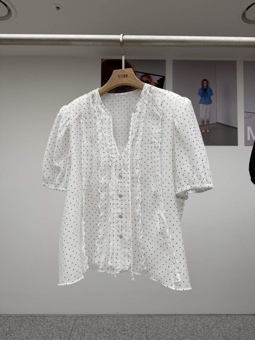 MADE-P韓國直郵女裝新品時尚人氣熱賣真品26春夏襯衫蕾絲衫MADE-P襯衫/蕾絲衫