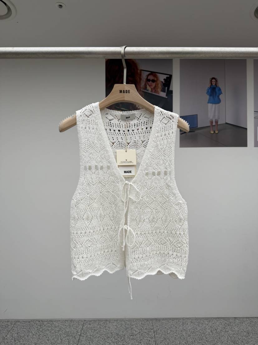 MADE-P韓國直郵女士新款推薦休閑熱賣職業真品時尚26春夏馬甲MADE-P馬甲