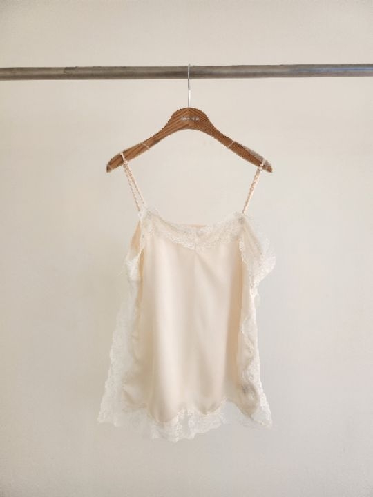 FEMME韓國代購女裝新品26春夏推薦休閑吊帶背心套裝蕾絲開衩FEMME吊帶/背心