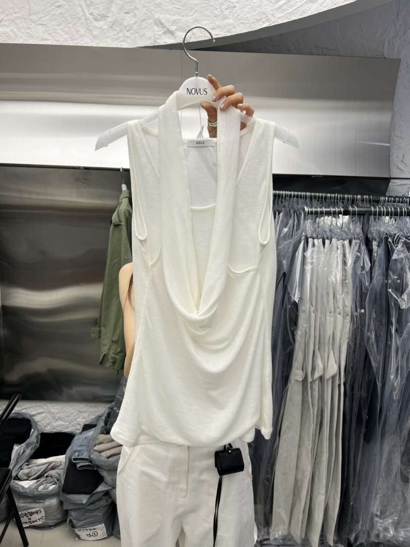 NOVUS韓國直郵實拍女士新款26春夏推薦人氣吊帶背心假兩件NOVUS吊帶/背心