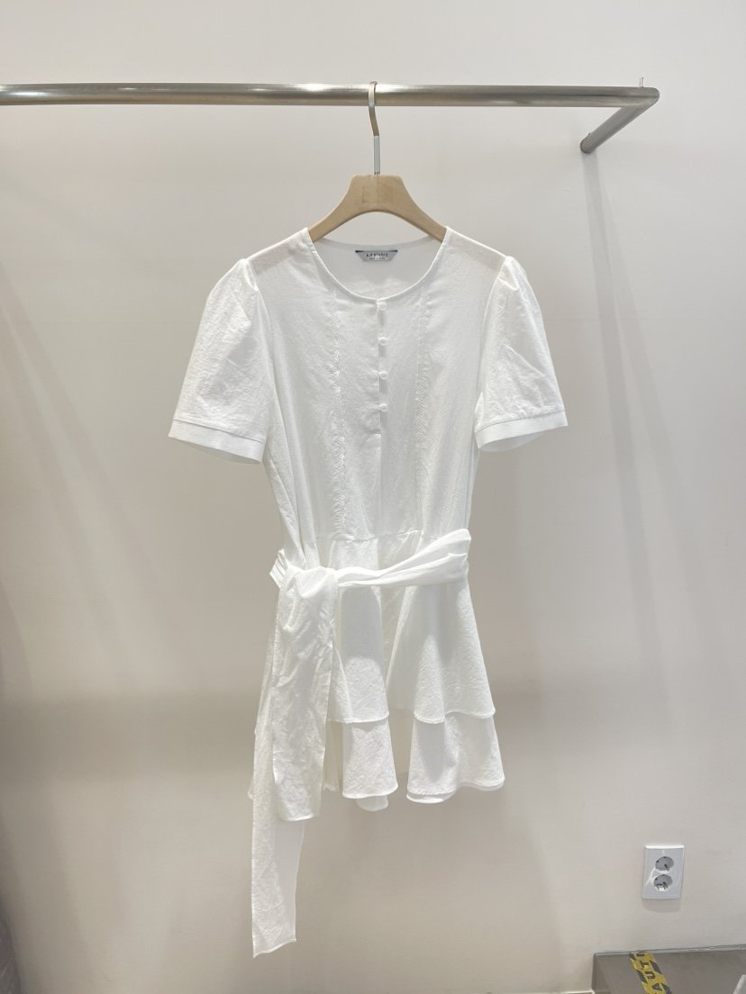 A P-STUDIO韓國直郵女裝新款休閑推薦時尚連衣裙含腰帶A P-STUDIO連衣裙