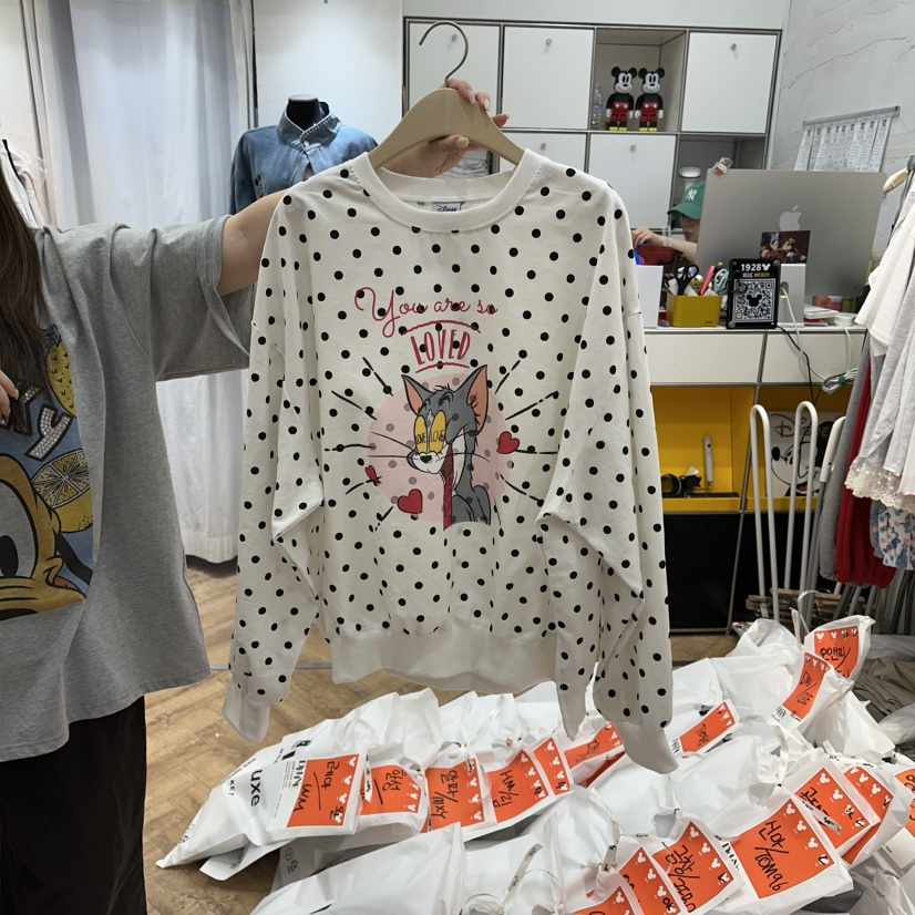 DE LINE韓國代購女裝新品26春夏人氣職業熱賣推薦衛衣亞麻DE LINE衛衣