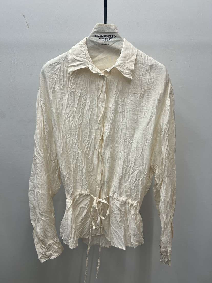 UNANSWERED-MYSTERY/FIFO韓國直郵女裝新款熱賣襯衫蕾絲衫UNANSWERED-MYSTERY/FIFO襯衫/蕾絲衫