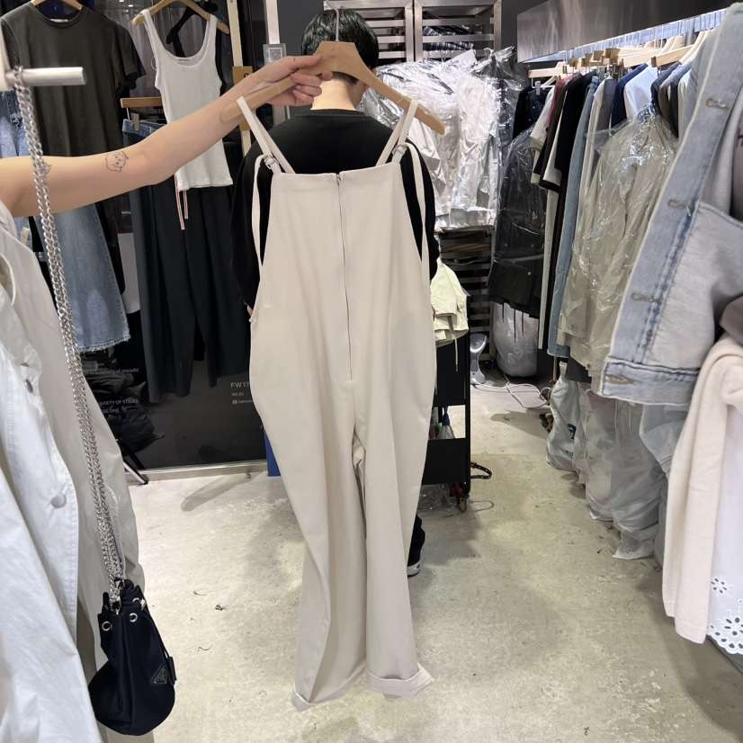 BANY ANCO韓國東大門代購女士新品職業休閑26春夏背帶褲BANY ANCO背帶褲