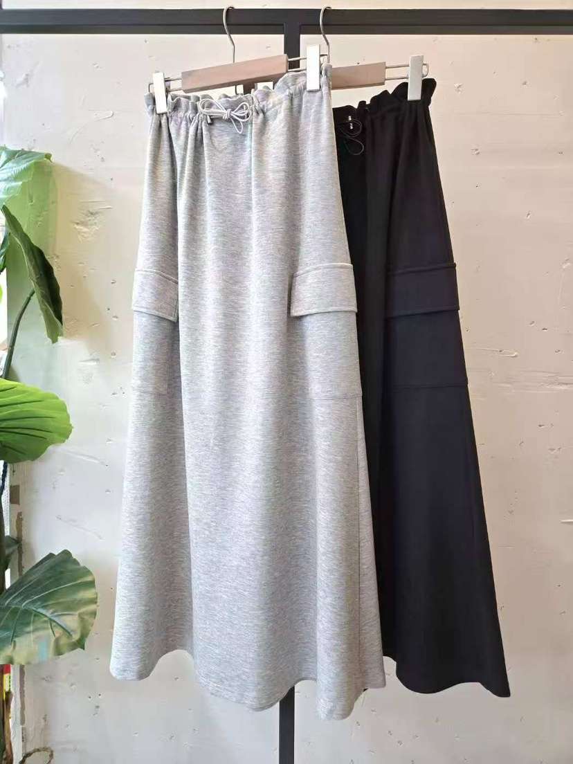 HOT PLACE/DREAM GIRIS/HOT ISSUE韓國直郵女裝新品熱賣長裙口袋HOT PLACE/DREAM GIRIS/HOT ISSUE長裙