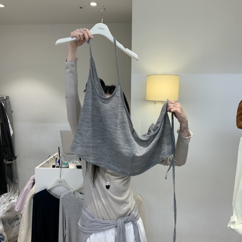 JINSIM韓國直郵實拍女裝新品熱賣人氣休閑吊帶背心不含內搭JINSIM吊帶/背心