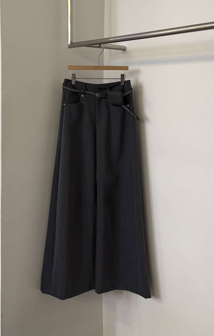 TWENTY FOUR SEVEN24-7韓國直郵實拍女士新款熱賣休閑褲含腰帶TEWNTY FOUR SEVEN24-7休閑褲